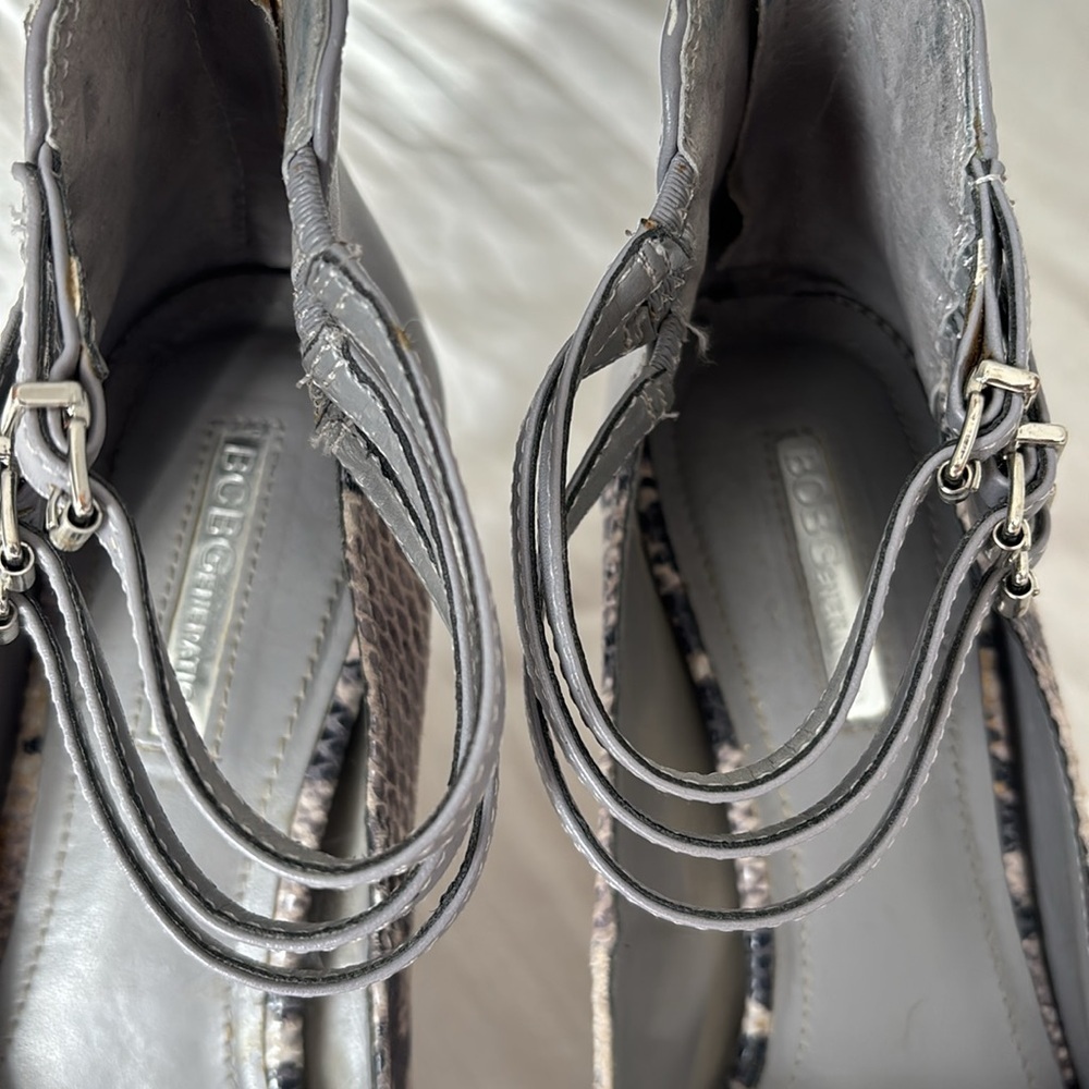 BCBGeneration Snake Print Heels - Picture 5 of 12